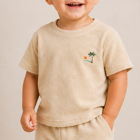 T-shirt baby éponge