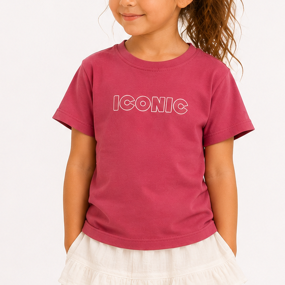 T-shirt ICONIC Prune