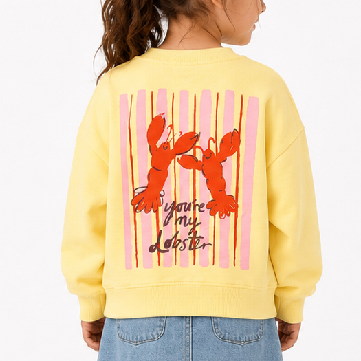 Sweat HOMARD Jaune