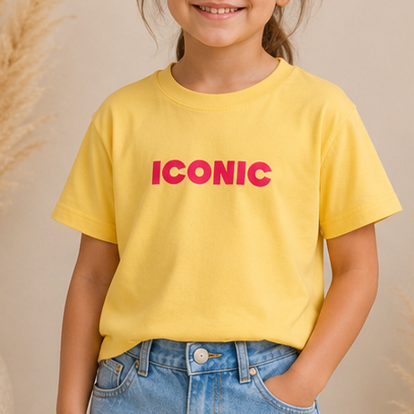 T-shirt ICONIC jaune