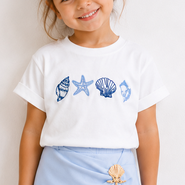 T-shirt Coquillage