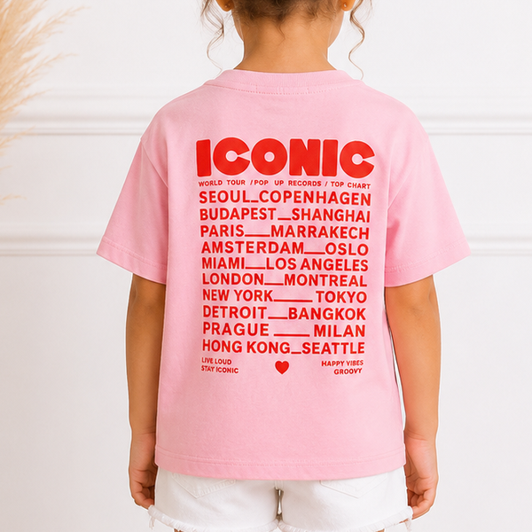 T-shirt ICONIC rose