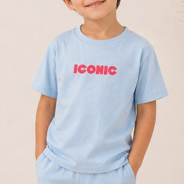 T-shirt ICONIC bleu