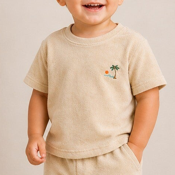 T-shirt baby éponge