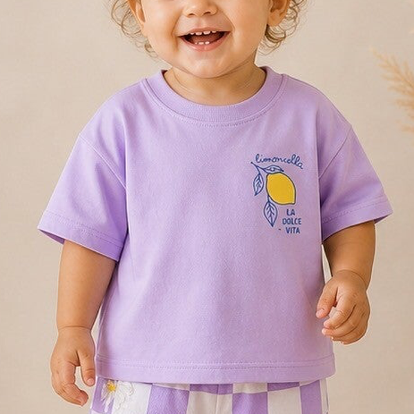 T-shirt baby citron