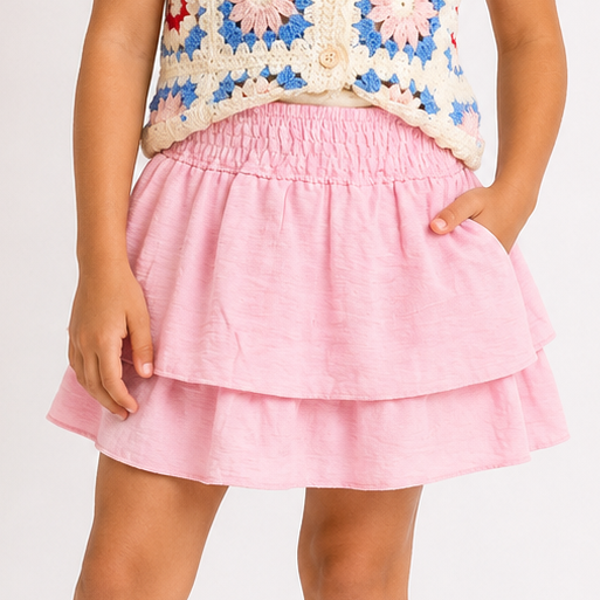 Jupe fluide Rose