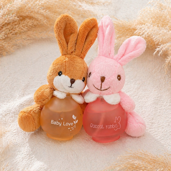 Parfums avec sa peluche