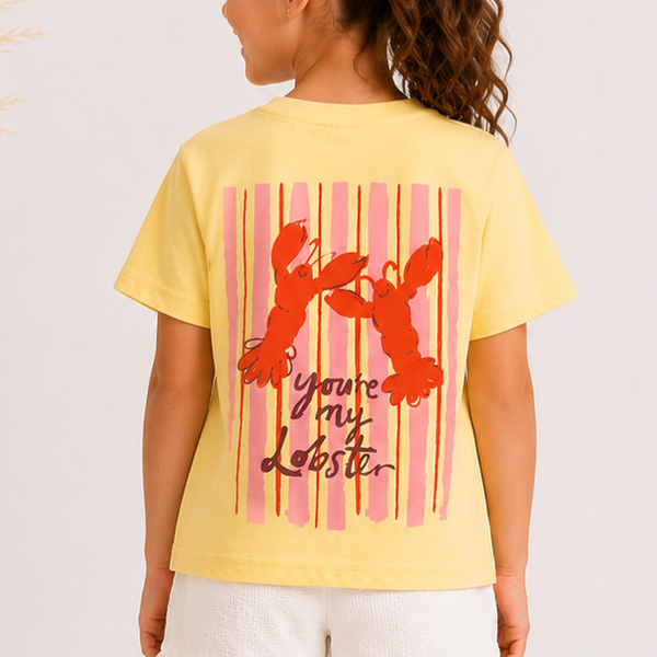 T-shirt HOMARD Jaune