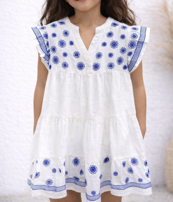 Robe broderie