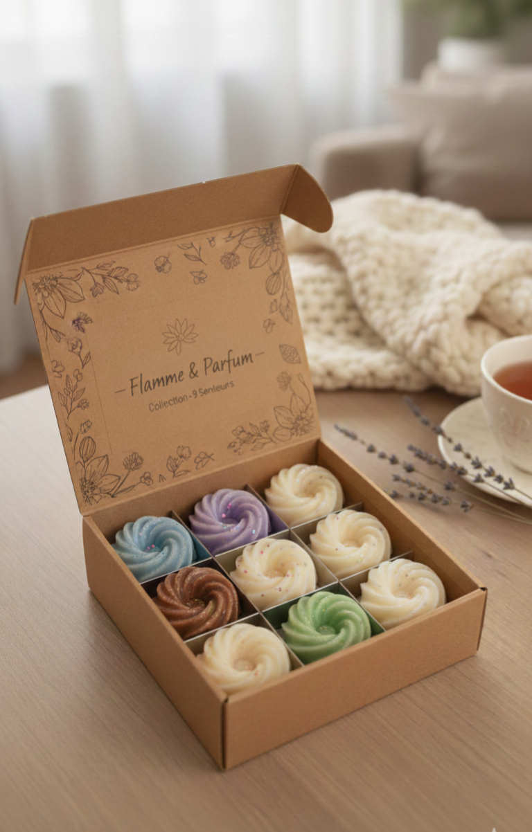 Coffrets de Fondants Parfumés – Votre Sélection Personnalisée