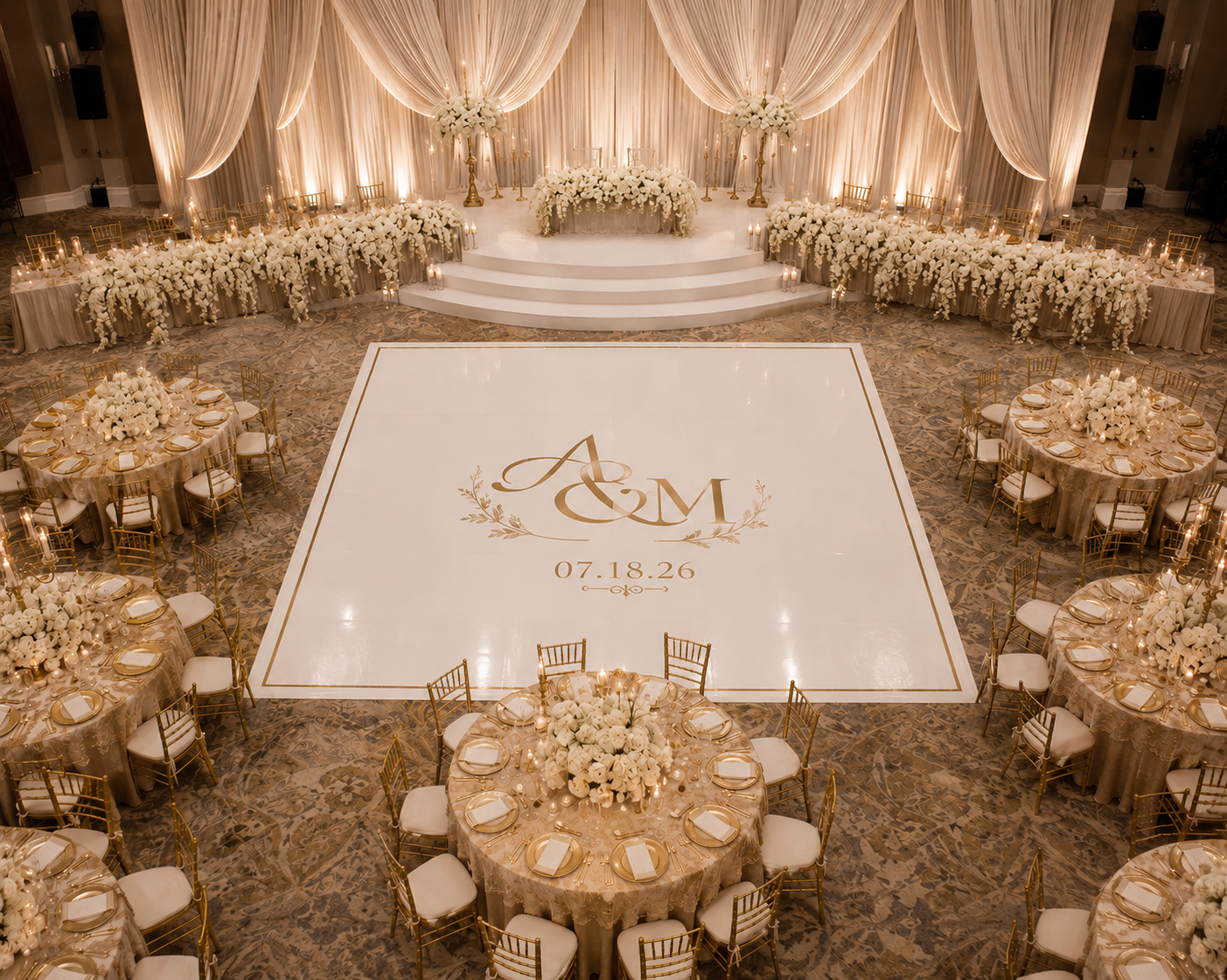 Luxury Centerpieces & Head Table Styling