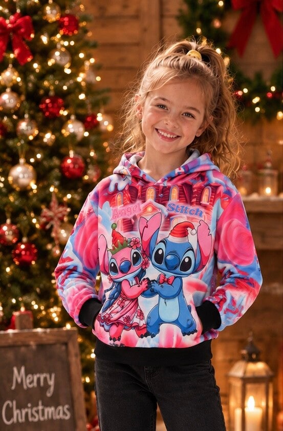 Stitch Kerst Hoodie