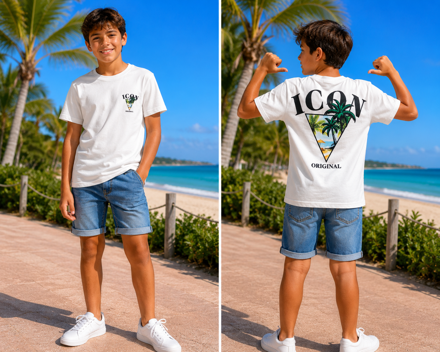 ICON Original T-Shirt – Wit 🌴