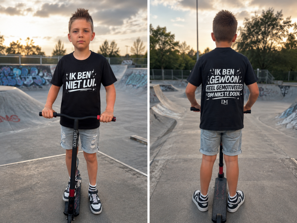 Shirt voor echte relaxkampioenen!