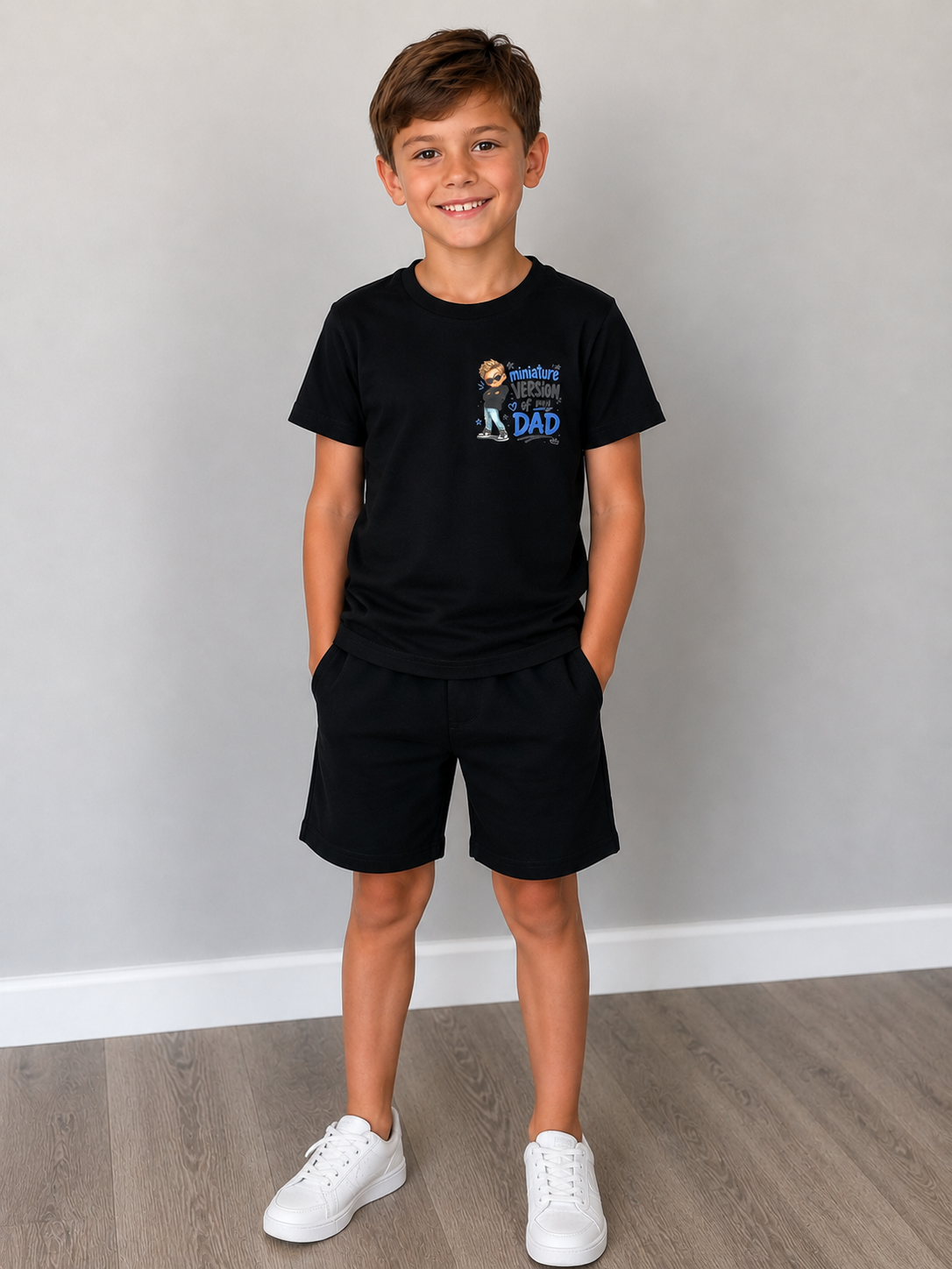 DM Original Jongens Set – Zwart T-shirt & Short