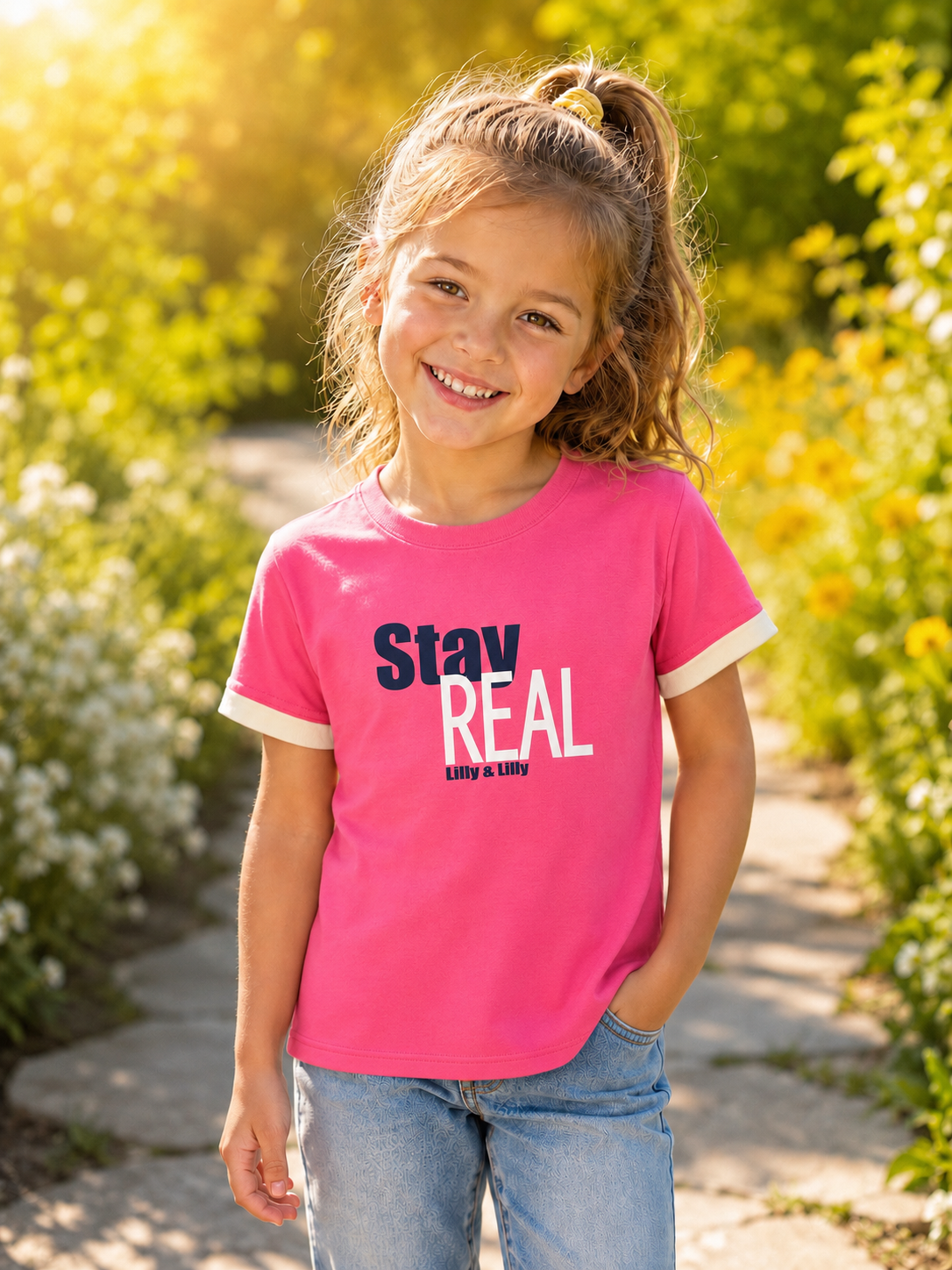 Billy & Lilly - Stay real tshirt
