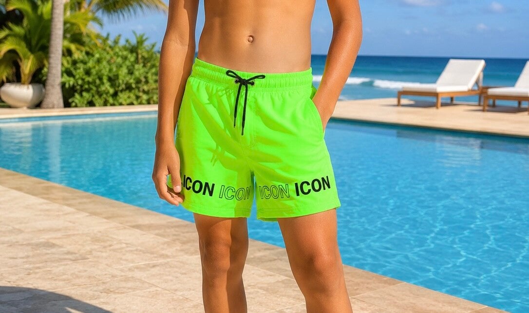 ICON zwembroek fel groen