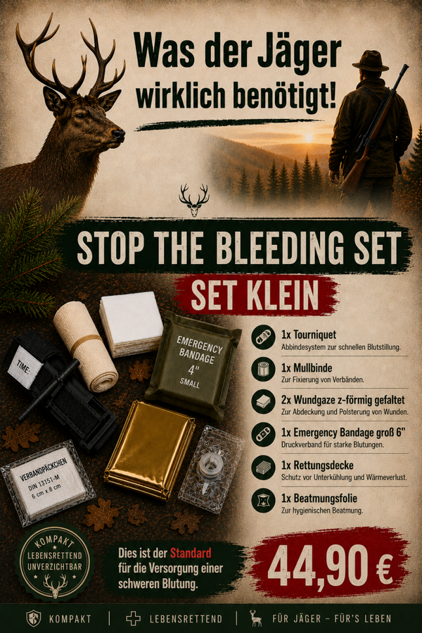 StopTheBleedingSet Jäger Klein