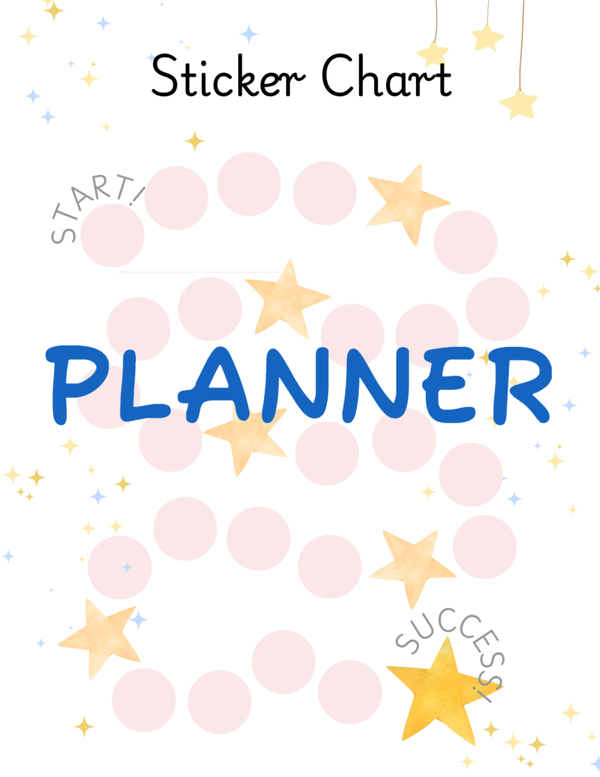 Pink Children's educational planner, education planner, planner, home schooling, digital download, learning, printable planner