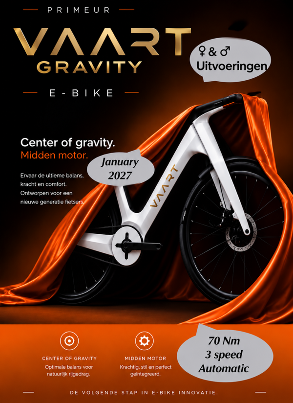 Vaart  Gravity                midden motor 500Wh accu  en 3  Automatische versnellingen