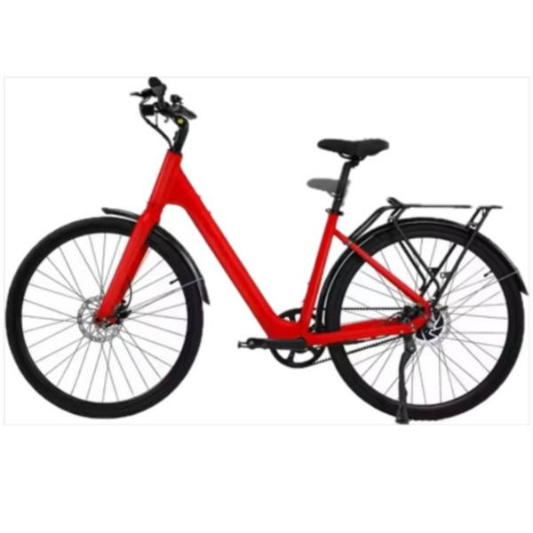 Vaart Third One aluminium E-Bike Automatische versnellingen kleur  Rood