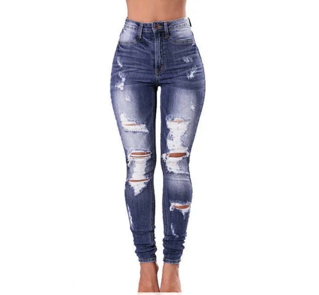 Dark blue jeans