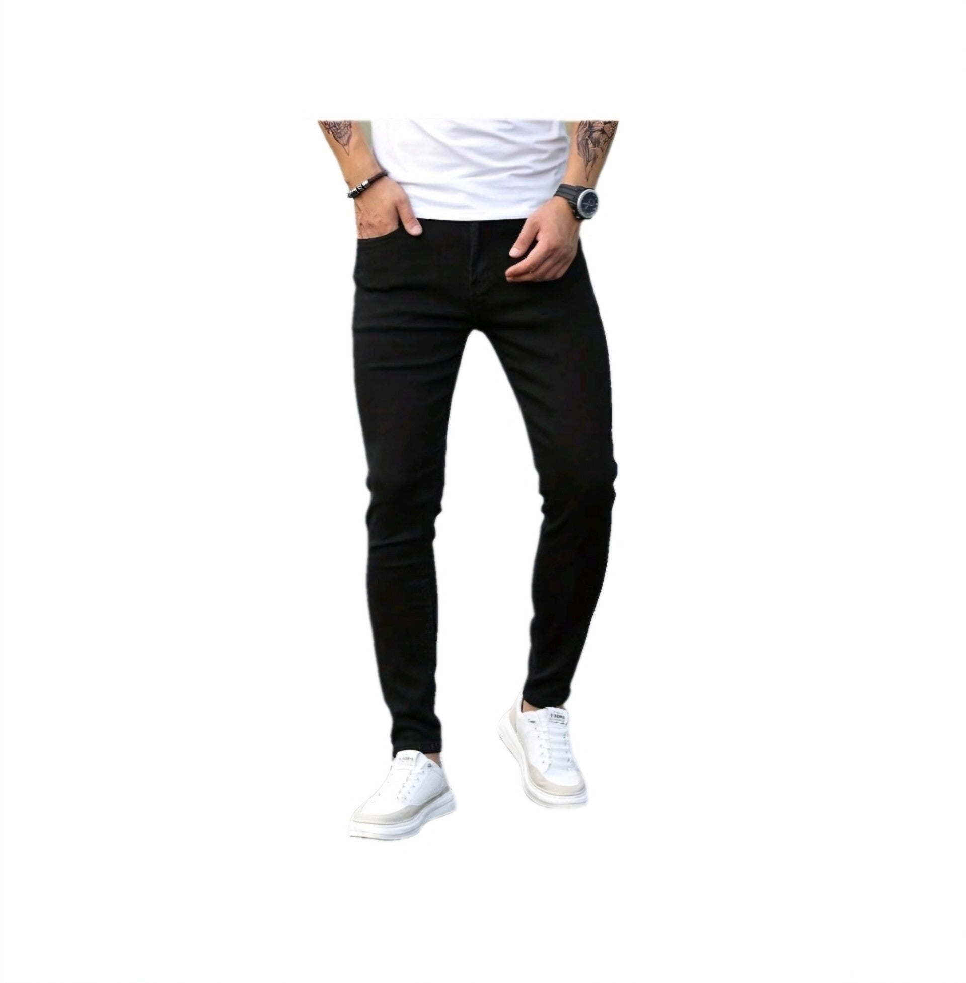 Black skinny jeans