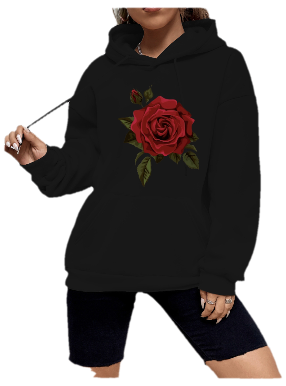 Black hoodie