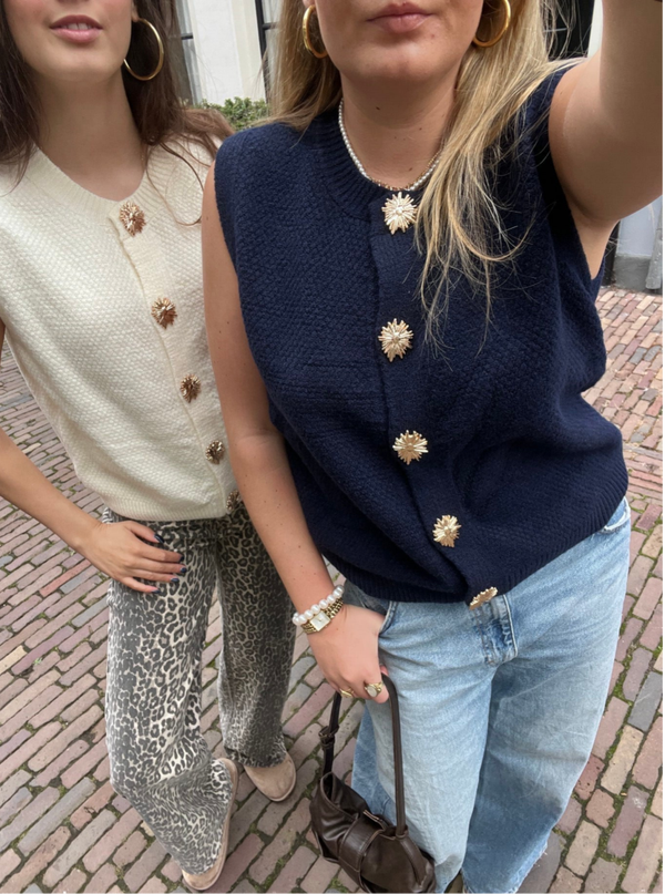 Lucky gilet - marineblauw