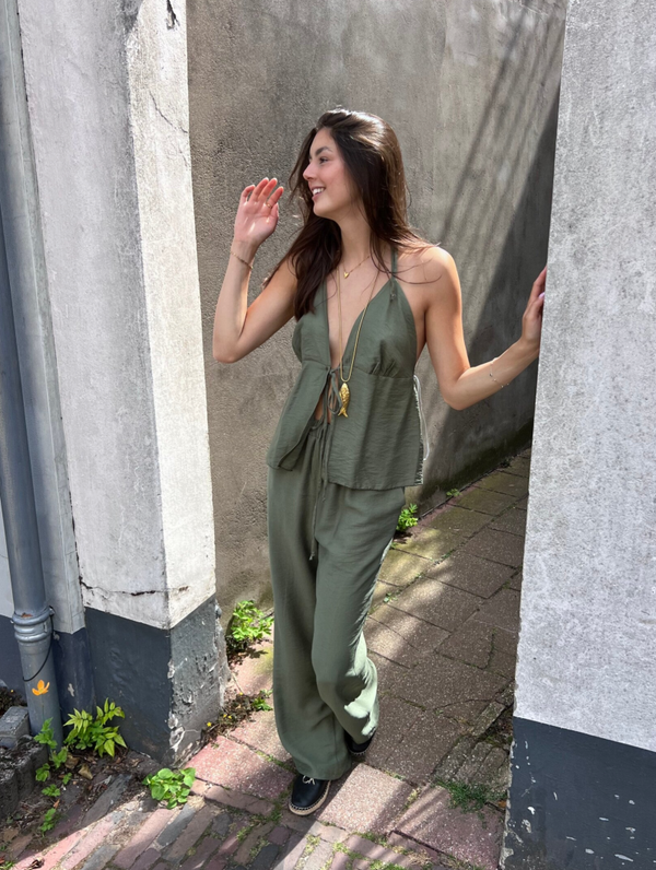 Solea linnen set - groen