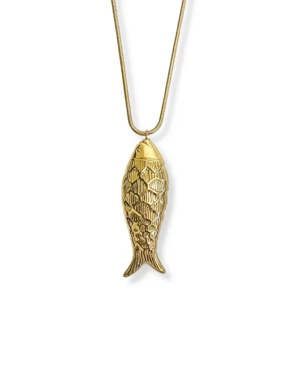 XL Fish lange ketting
