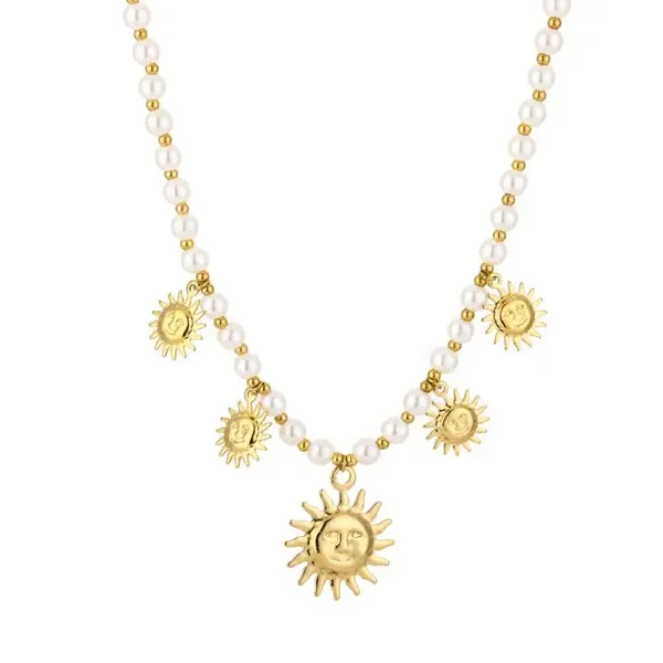 Pearly sun ketting