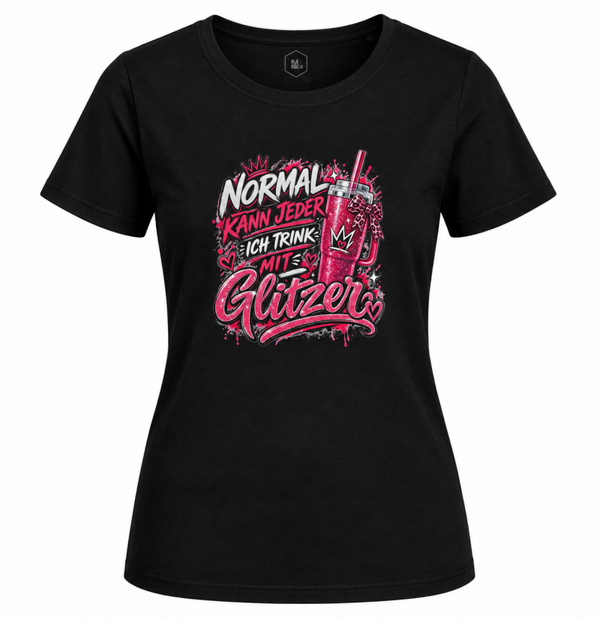 Ich trink mit Glitzer