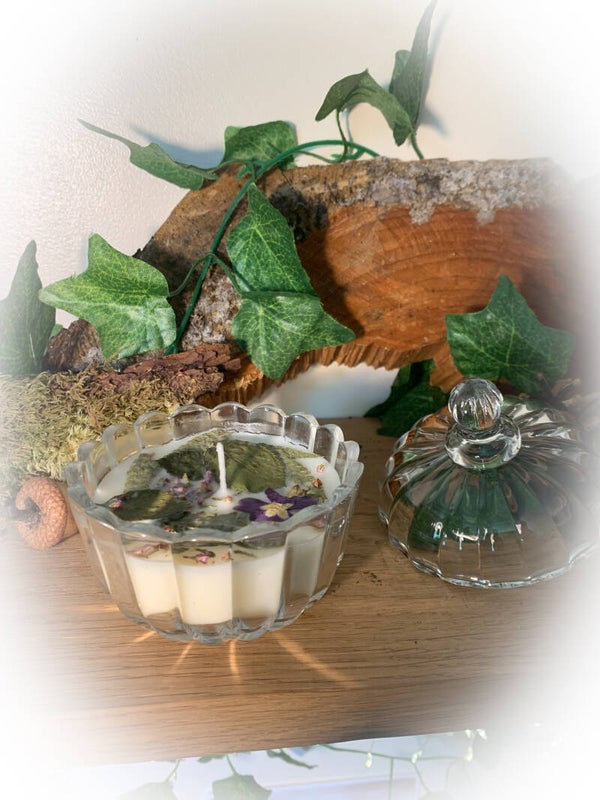 Bougie * ballade en forêt