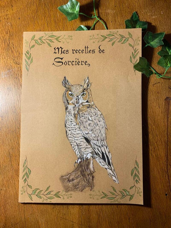 Cahier * recettes de sorcière
