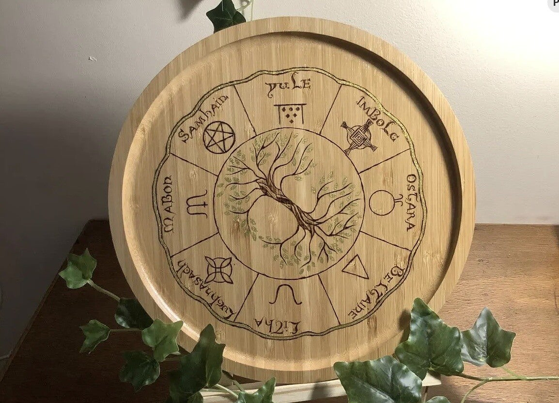 Plateau bois * roue de l’année