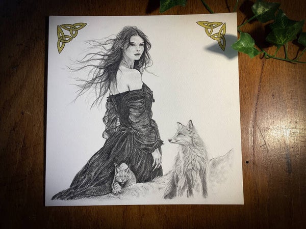 Illustration * la fille des bois