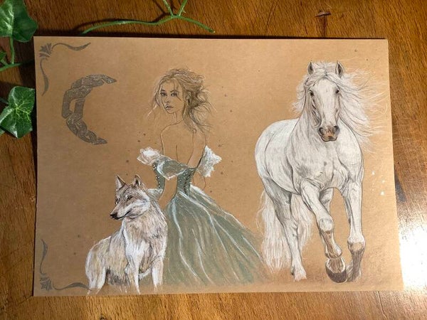 Illustration * ballade à cheval