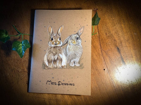 Carnet de dessin * lapins