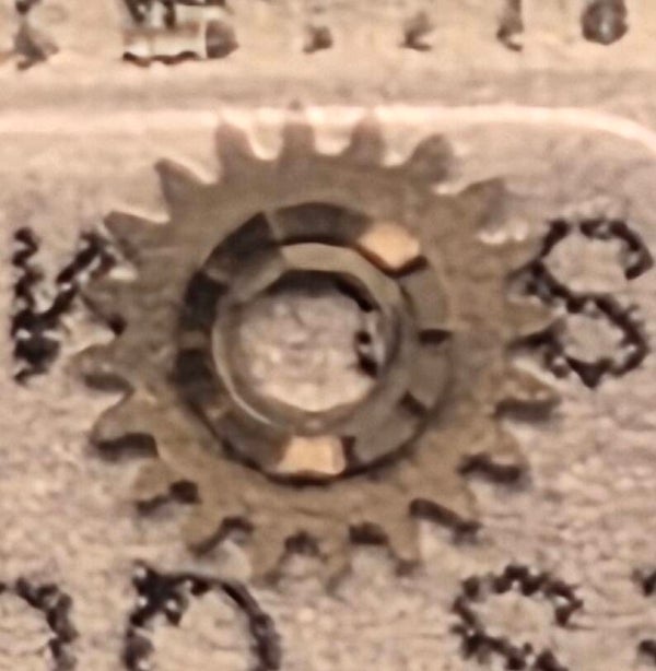 410 Winding pinion Certina 23-35, Certina 23-36, Certina 25-35, Certina 25-36, Kurth 23.35, K.F.G. 23-35,Certina 25-35, Kurth 25.35, K.F.G. 25-35, Kurth 23.65, K.F.G. 23-36, Kurth 25.36, K.F.G. 25-36