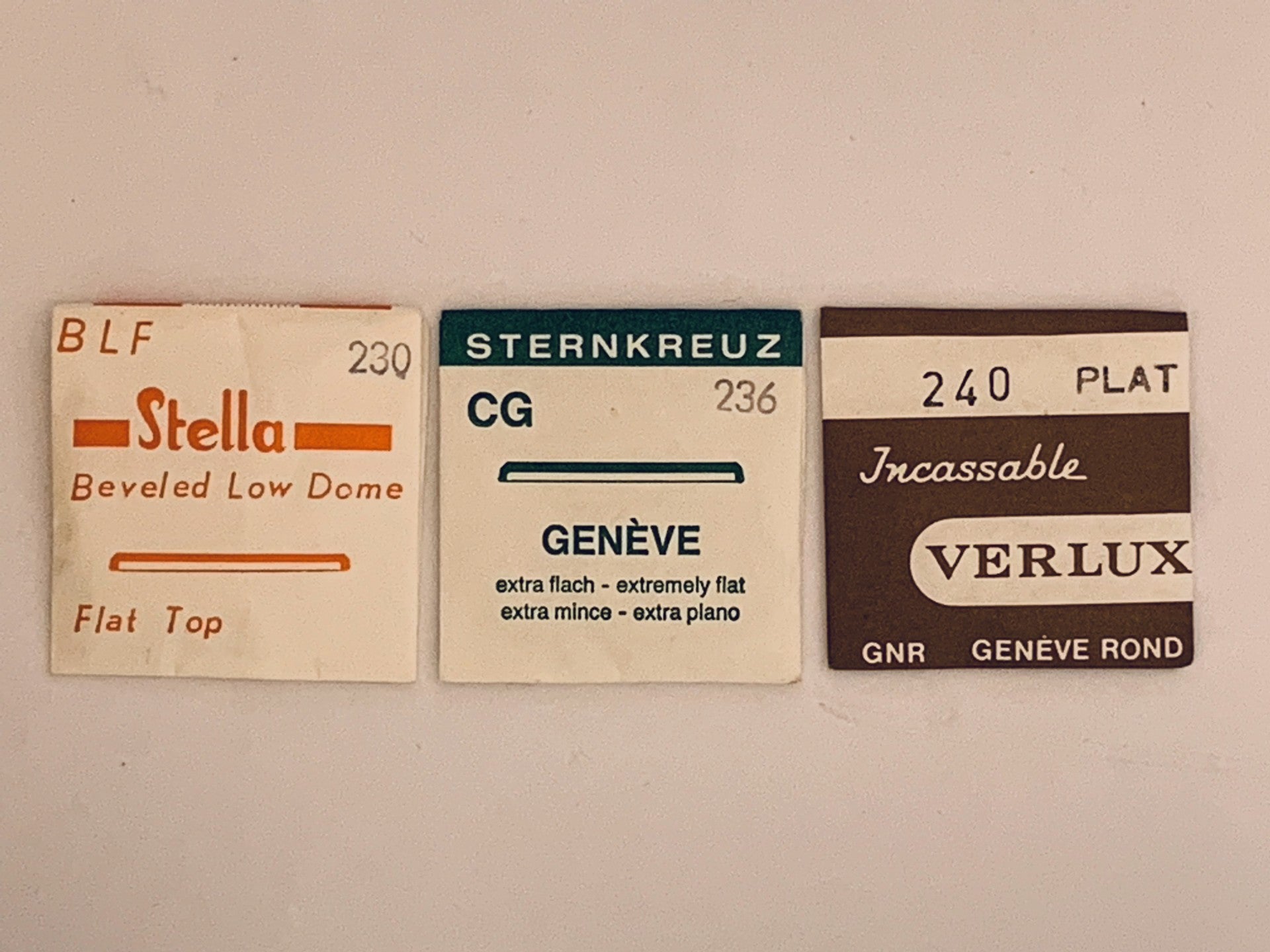 Flat Top Acrylic glass 100-139 (C&CG)