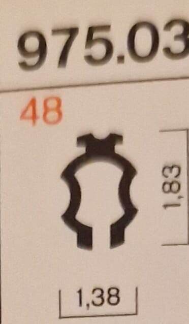 Incabloc Spring 975.03, Valjoux 7750, Valjoux 7755, Valjoux 7765, ST 1950, Peseux 7001, Peseux 7040, Peseux 7060