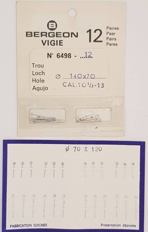 Baton SS (12 pairs) Watch hands