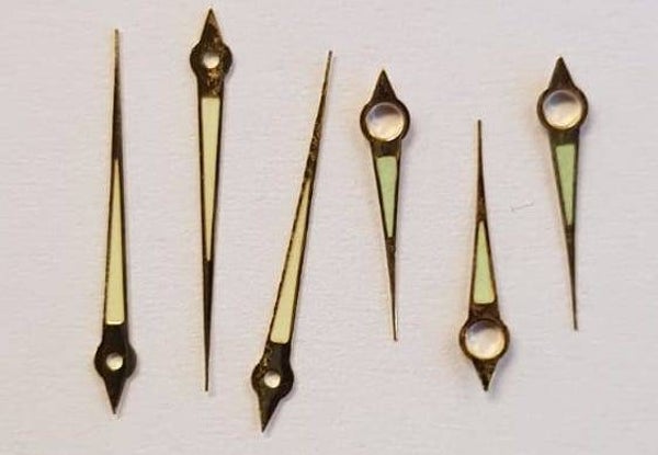 Luminous Dauphine GP (Single)  Watch hands, cold color