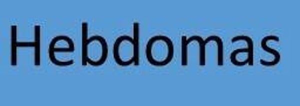 Hebdomas 101