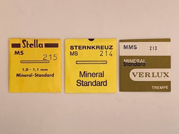 Flat Round Mineral glass 251-400 (MS)  thickness 1,0mm