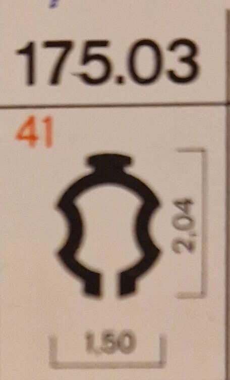 Incabloc Spring 175.02 = 175.03 = 175.13