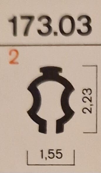 Incabloc Spring 173.02 = 173.03 = 173.13 : ETA 2802, ETA 2824, ETA 2892,  55, FHF 67, FHF 67-4, FHF 72, FHF 73, FHF 74, FHF 76, FHF 81, FHF 905, Piaget 5N1, Piaget 5P1,