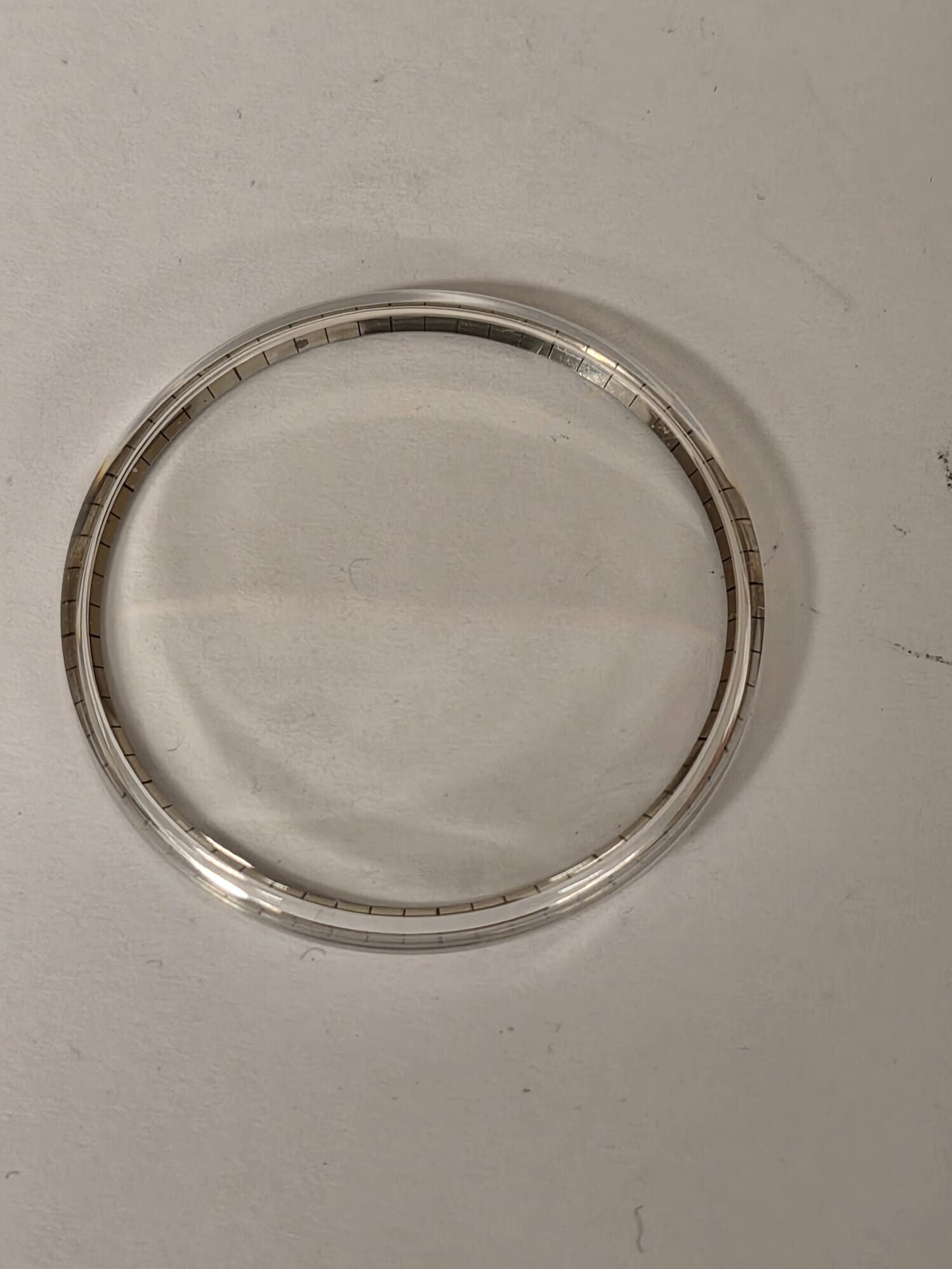 Chrome indication Ringed Acrylic glass