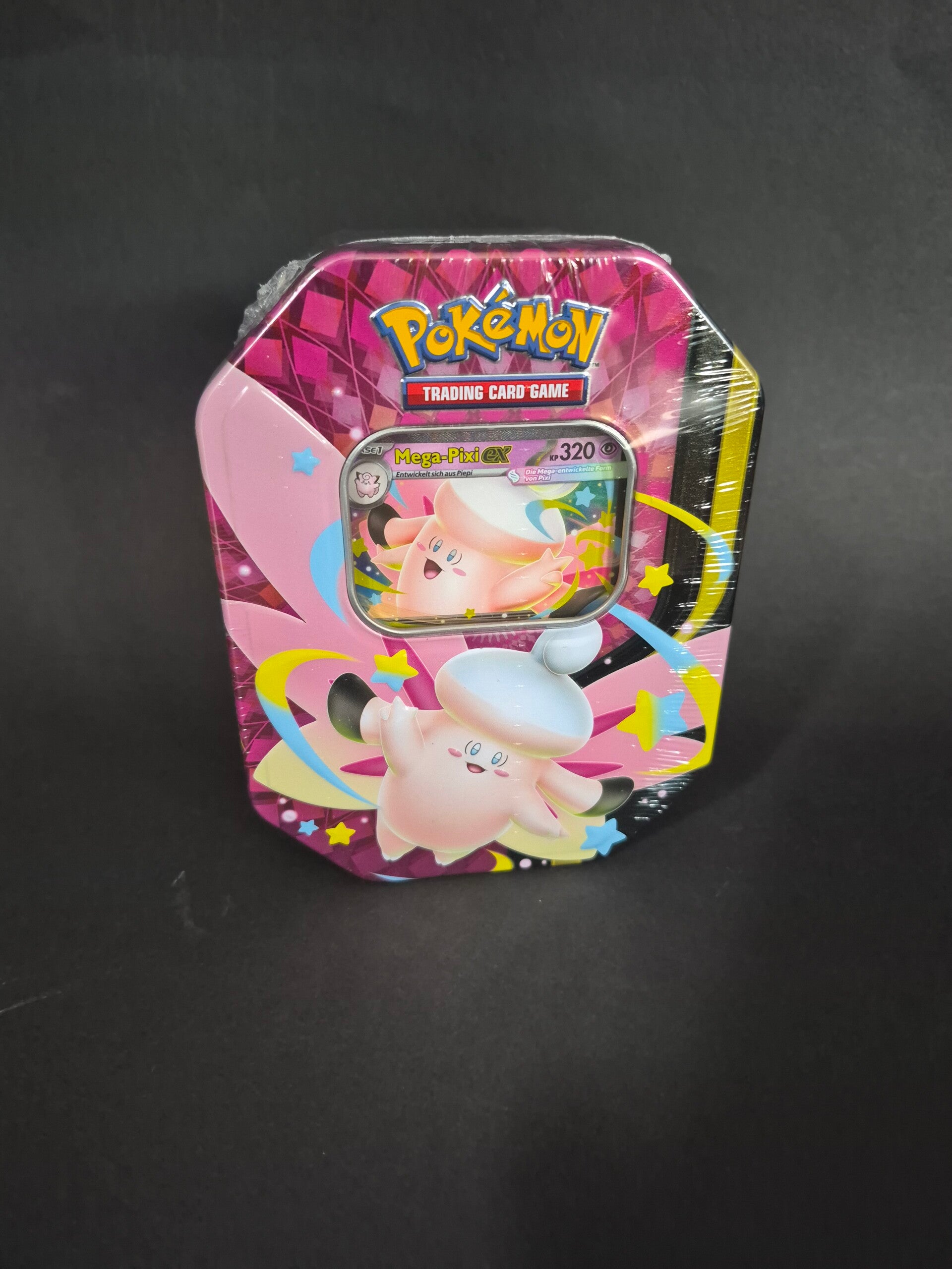 Pokémon Sammelkartenspiel Tin-Box „Mega-Mondschein“ – Mega-Pixi-ex